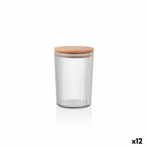 Jar Quttin 900 ml Wood 10,5 x 15 cm