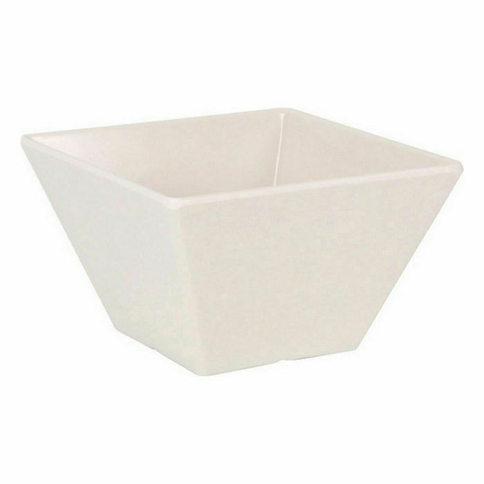 Snack Bowl La Mediterránea Melamin White Shine 13 x 13 x 7 cm (24 Units)