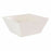 Snack Bowl La Mediterránea Melamin White Shine 18 x 18 x 8 cm (24 Units)