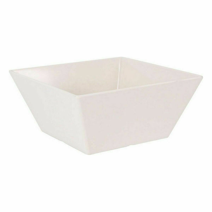 Snack Bowl La Mediterránea Melamin White Shine 18 x 18 x 8 cm (24 Units)