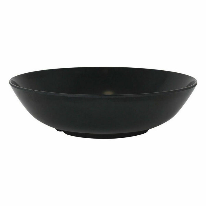 Salad Bowl La Mediterránea Melamin Anthracite 25 x 6,5 cm (12 Units)