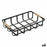 Multi-purpose basket Confortime Black 36 x 24,3 x 8 cm (6 Units)