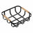 Multi-purpose basket Confortime Black 23 x 23 x 8 cm (6 Units)