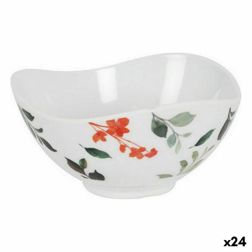 Snack Bowl La Mediterránea Petunia Melamin Shine 11,5 x 11,5 x 6 cm (24 Units)