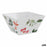 Snack Bowl La Mediterránea Petunia Melamin Shine 13 x 13 x 7 cm (24 Units)