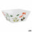 Snack Bowl La Mediterránea Petunia Melamin Shine 18 x 18 x 8 cm (24 Units)