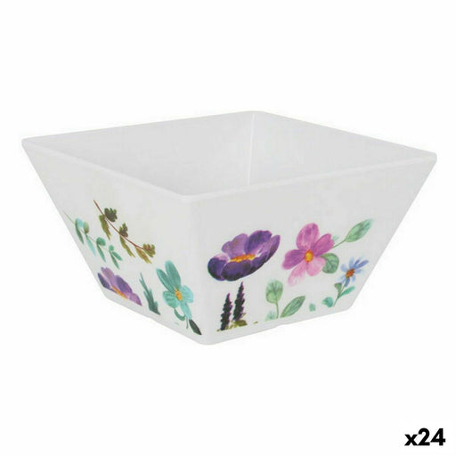 Snack Bowl La Mediterránea Sakura Melamin Shine 13 x 13 x 7 cm (24 Units)