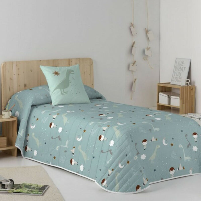 Reversible Bedspread Haciendo el Indio Jurassic Green