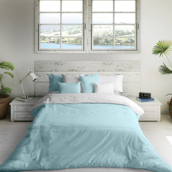 Nordic cover Naturals Blue White (Bed 200) (280 x 270 cm)