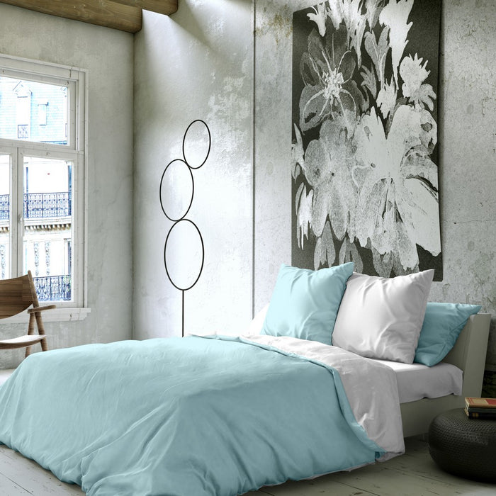 Nordic cover Naturals Blue White (Bed 200) (280 x 270 cm)