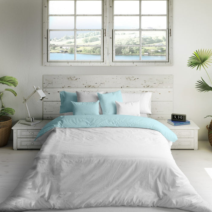 Nordic cover Naturals Blue White (Bed 200) (280 x 270 cm)