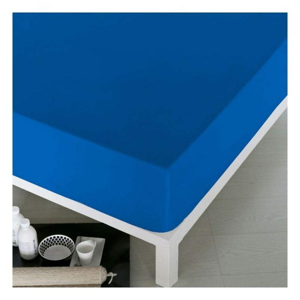 Fitted bottom sheet Naturals Blue