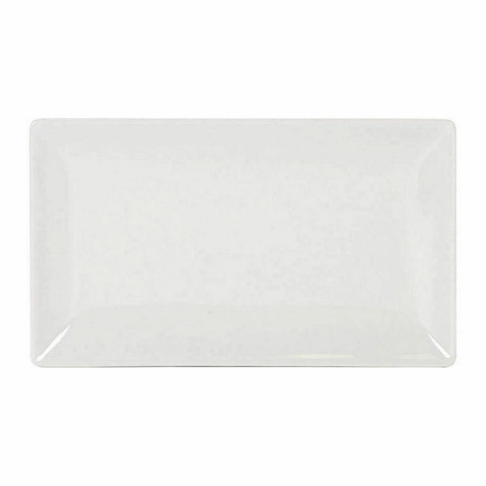 Serving Platter La Mediterránea Elite Rectangular 25 x 15 x 2 cm (18 Units) (25 x 15 cm)