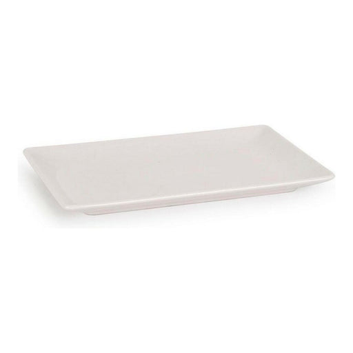 Serving Platter La Mediterránea Ivory Elite Shine Rectangular (13 x 20 cm)