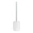 Toilet Brush Andrea House Matt Stainless steel White Polyresin (Ø 9,5 x 40,5 cm)