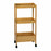 Trolley Andrea House ba22007 Bamboo 3 Shelves 40 x 21 x 83 cm