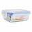 Hermetic Lunch Box Quttin Rectangular 180 ml 12,7 x 8,9 x 5 cm (12 Units)