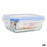 Hermetic Lunch Box Quttin Rectangular 180 ml 12,7 x 8,9 x 5 cm (12 Units)