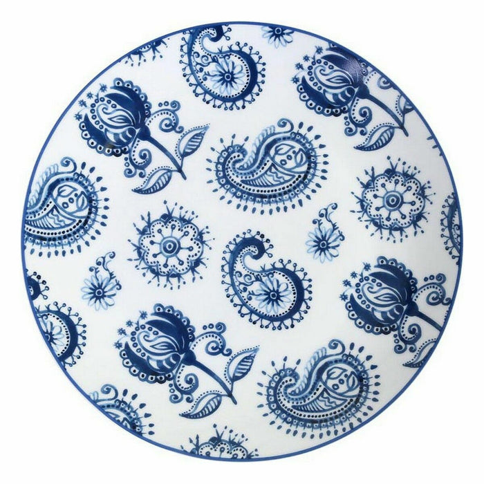 Flat Plate Santa Clara Porcelain Ø 27 cm (6 Units)