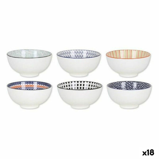 Bowl La Mediterránea Serika Porcelain (18 Units) (ø 15,5 x 7,7 cm)