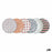 Serving Platter La Mediterránea Hiromi Porcelain Circular (18 Units) (ø 20,3 x 2,5 cm)