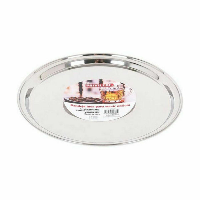 Tray Privilege Quttin Stainless steel Ø 45 x 2,4 cm