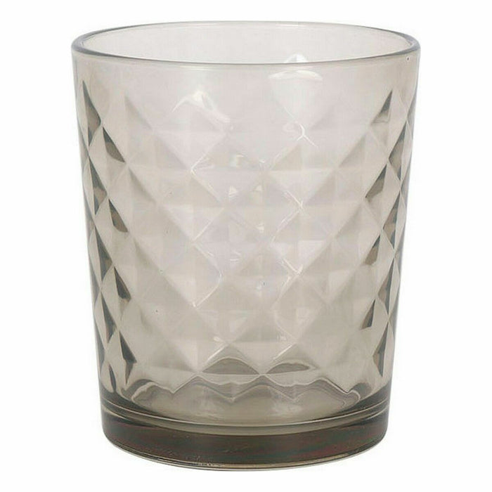 Set of glasses Sweet Home Diamonds Grey 360 ml 6 Pieces (4 Units)