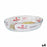 Oven Dish Quttin   Transparent 2,2 L Glass Oval 30,1 x 20,9 x 6,3 cm (4 Units)