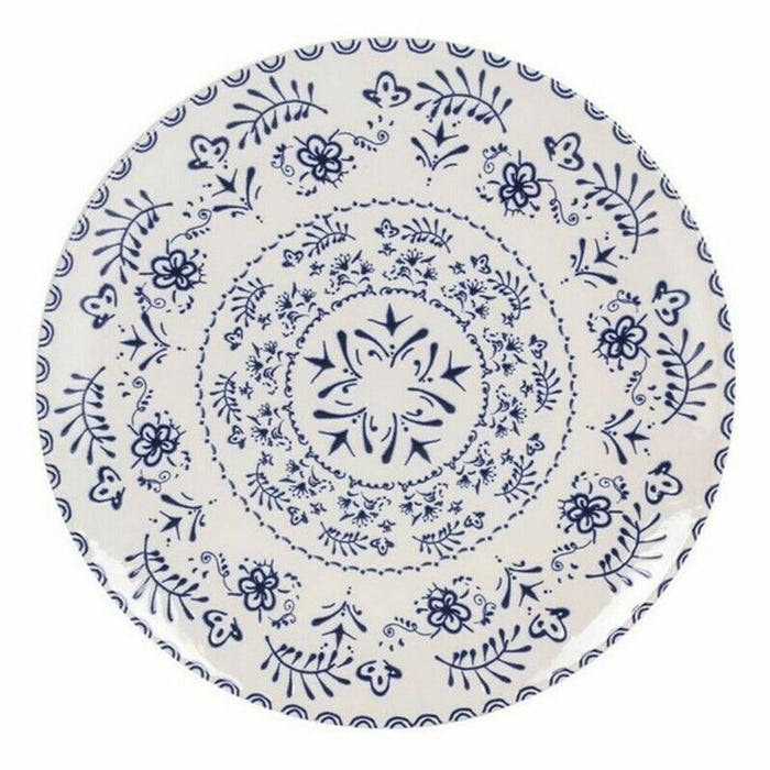 Flat Plate La Mediterránea Blur Porcelain 26 x 26 x 2 cm (6 Units) (Ø 26 cm)
