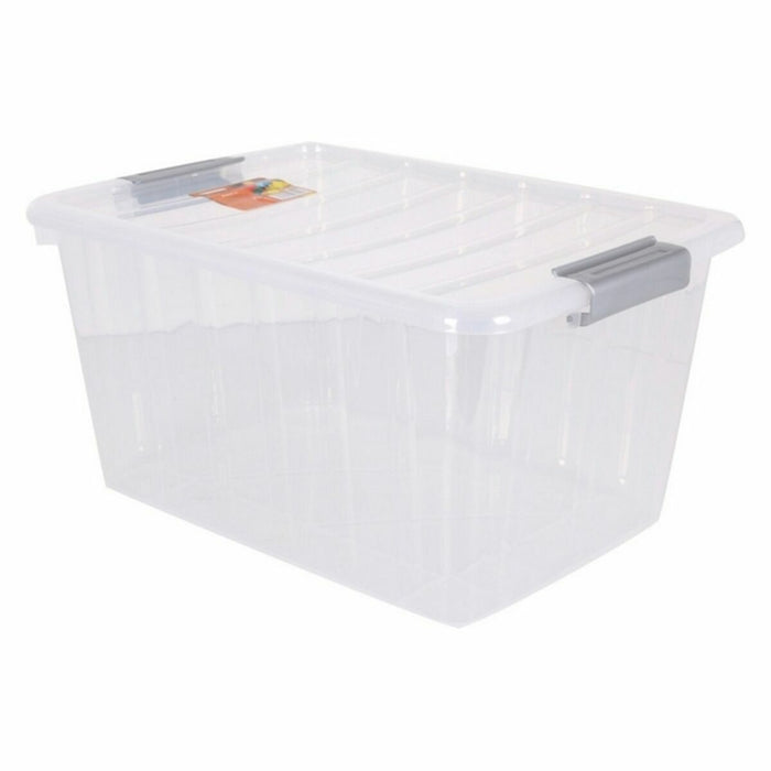 Storage Box with Lid Thais Dem Thais 30 L 48 x 35 x 25 cm (4 Units)