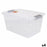 Storage Box with Lid Thais Dem Thais 30 L 48 x 35 x 25 cm (4 Units)