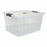 Storage Box with Lid Dem Thais 50 L 55 x 43 x 30 cm (4 Units)