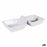 Bowl La Mediterránea Yummy White 17,5 x 7,8 x 4,2 cm (18 Units) (17,5 x 7,8 x 4,2 cm)