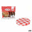 Set Mediterraneo Vichy Cover Con rosca 5 Pieces (50 Units) (5 pcs)