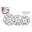 Dinnerware Set La Mediterránea Tesa Porcelain 12 Pieces