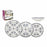 Dinnerware Set La Mediterránea Tesa 12 Pieces Porcelain (2 Units)