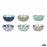 Bowl La Mediterránea Midori Multicolour ø 11 x 5,8 cm (36 Units)