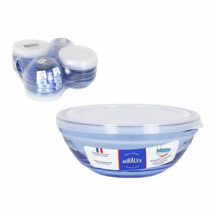 Lunch box Duralex Marine Crystal Blue (Ø 14 cm)