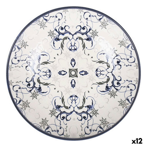 Deep Plate La Mediterránea Tesa Porcelain Ø 21 cm (12 Units)