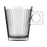 Piece Coffee Cup Set Inde Lima lineal (3 Pieces) (24 Units)