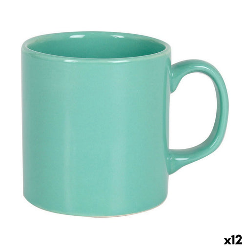 Cup Green 300 ml Ceramic (12 Units)