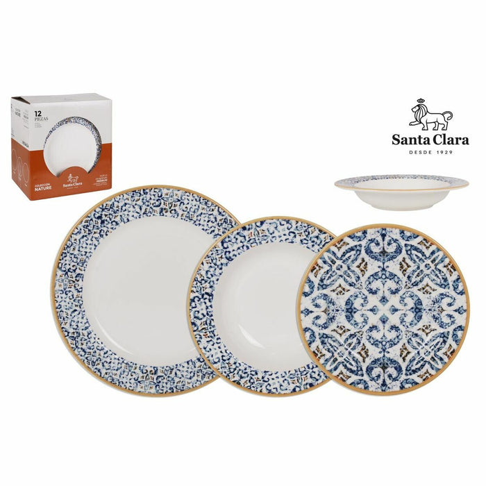 Tableware Santa Clara Villaboa 12 Pieces (2 Units)