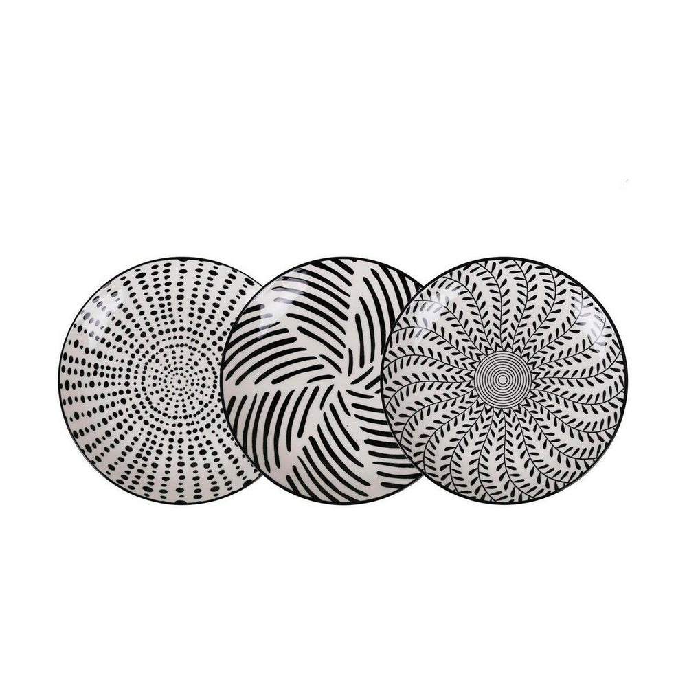Serving Platter Alfares Nomi 20,3 x 2,5 cm Black