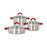 Cookware Quttin Enfer 6 Pieces Steel