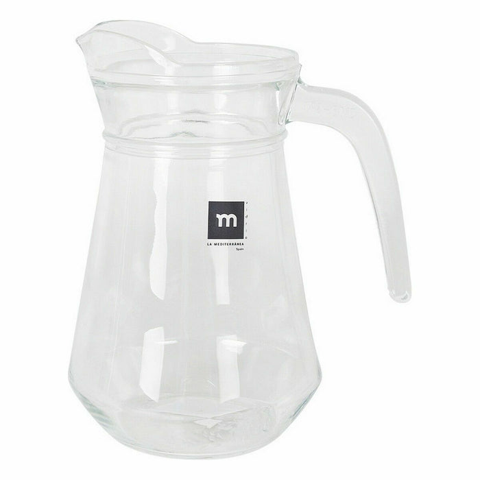 Transparent Glass Jug Inde Bar Glass (6 Units)