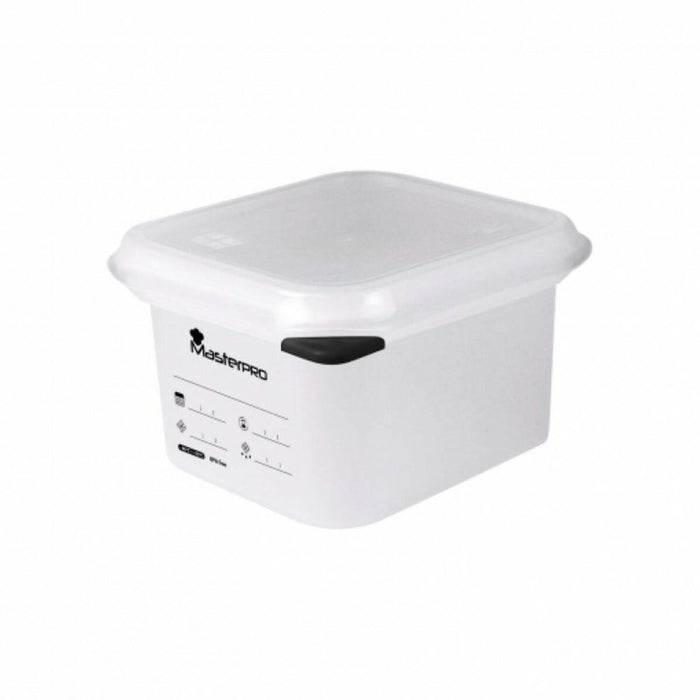 Lunch box Masterpro Transparent Plastic polypropylene