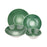 Tableware Spiral Green 18 Pieces