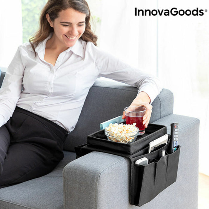 Sofa Tray with Organiser for Remote Controls InnovaGoods IG814809 Multicolour (Refurbished A)