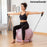 Yoga Ball with Stability Ring and Resistance Bands Ashtanball InnovaGoods