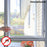 Cuttable Anti-mosquito Adhesive Window Screen White InnovaGoods